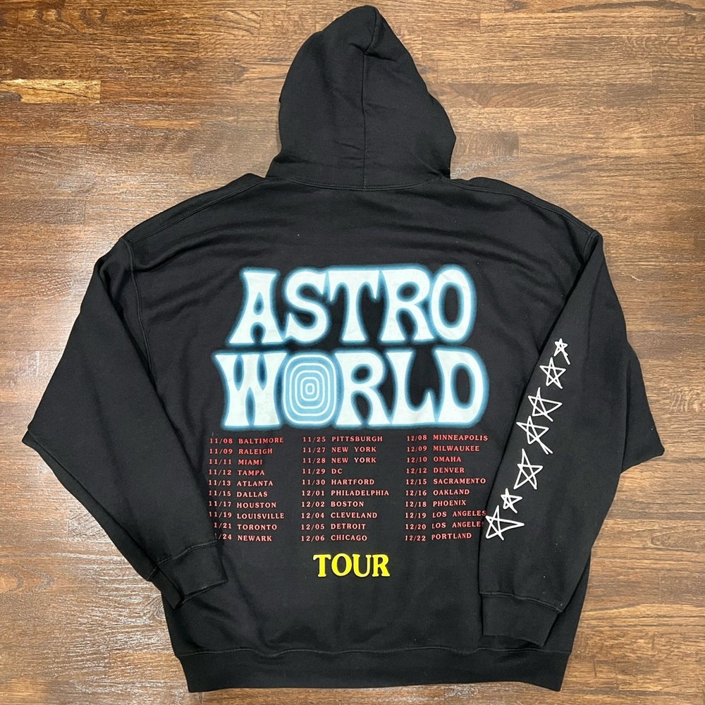 Travis Scott | Astroworld Tour Hoodie | XL | Black